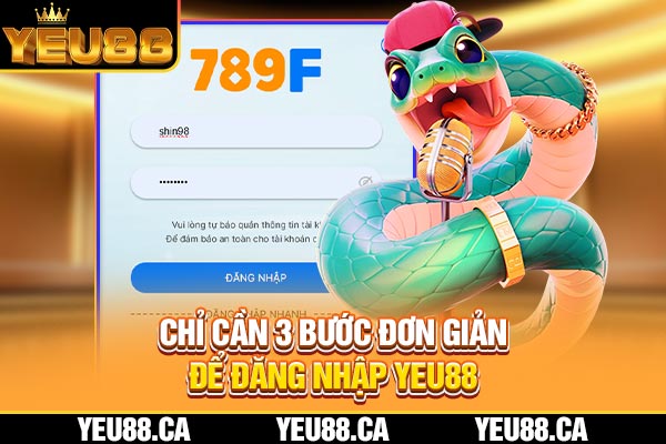 Chỉ cần 3 bước đơn giản để đăng nhập YEU88 Chỉ cần 3 bước đơn giản để đăng nhập YEU88