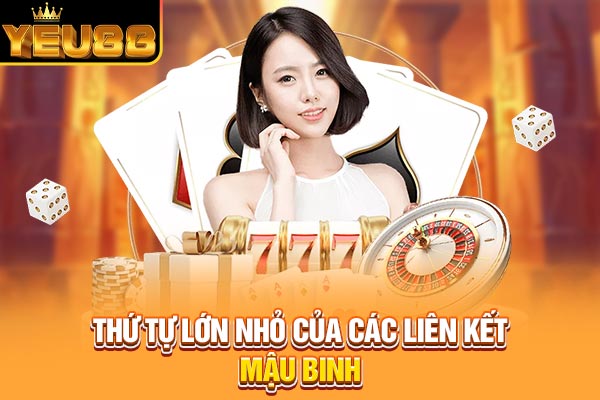 Thứ tự lớn nhỏ của các liên kết mậu binh Thứ tự lớn nhỏ của các liên kết mậu binh